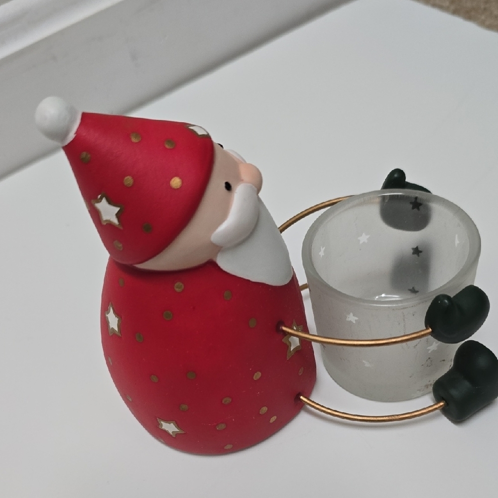 PartyLite Holiday Cheer Santa Votive Candle Holder - RETIRED - P9630 - Picture 6 of 10
